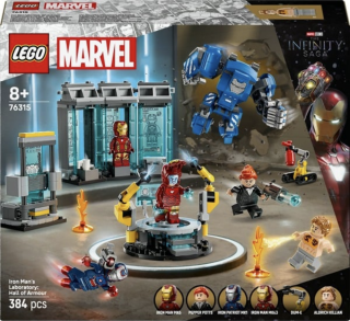 Iron Man a jeho laboratoř: Síň brnění - LEGO® Marvel (76315) - 