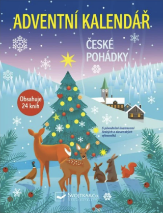 Adventní kalendář - České pohádky - Lukáš Vlasák,Pavlína Steinbachová,Monika Straková