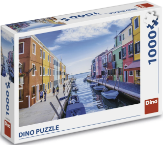 Puzzle Kanál v Benátkách 1000 dílků (poškozené) - neuveden