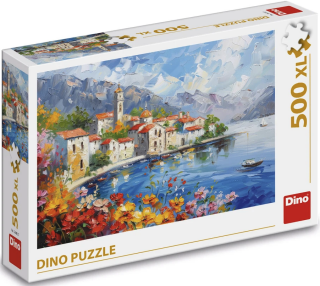 Puzzle Malovaná zátoka - 500 XL dílků (poškozená) - neuveden