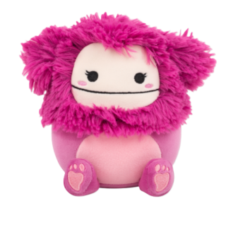 SQUISHMALLOWS Růžový Bigfoot - Nanette, 13 cm - neuveden