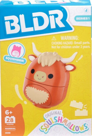 Squishmallows Stavebnice BLDR - Býk Marshal - -