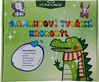 Diamantové tvoření Krokodýl - 