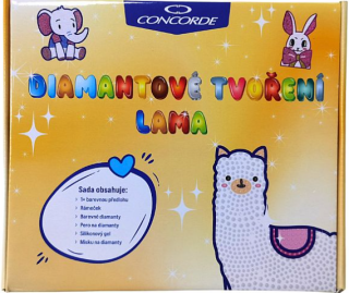 Diamantové tvoření Lama - 