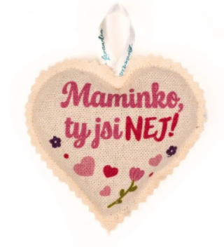 Vonné srdíčko, maminko, ty jsi nej - 