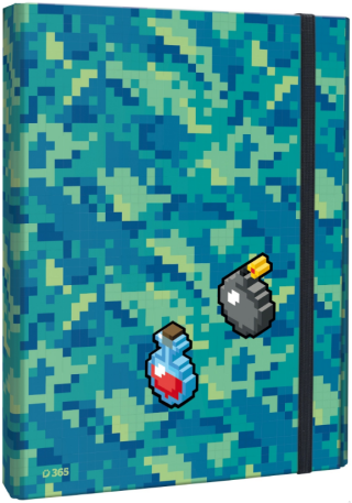 Box na sešity s klopou A4 Pixel Quest - 