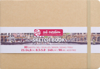 Skicák Art Creat. v pevné vazbě  KRAFT 15x21 140g - 