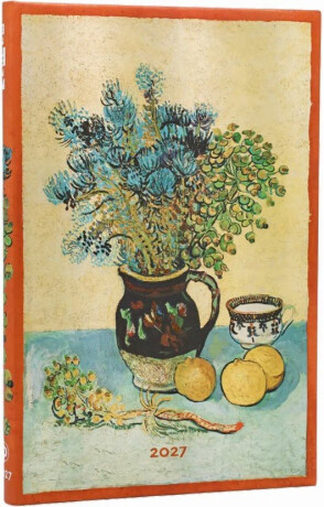 Diář Paperblanks 2027 Van Gogh’s Still Life Maxi Vertical - 12M, Maxi, vertikální - 