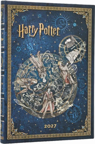 Diář Paperblanks 2027 Legends of Hogwarts Diary Midi Horizontal - 12M, Midi, horizontální - 