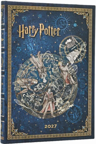 Diář Paperblanks 2027 Legends of Hogwarts Diary Midi Vertical - 12M, Midi, vertikální - 