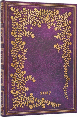 Diář Paperblanks 2027 New York Rose- 12M, Midi, Verso - 
