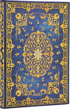 Diář Paperblanks 2027 Silk Sky Mini Horizontal - 12M, Mini, horizontální - 