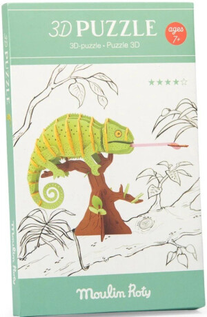 Puzzle 3D - Chameleon - 