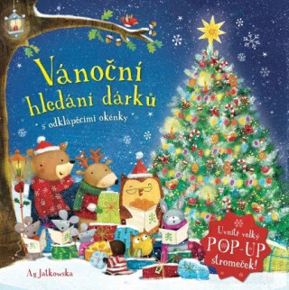 Vánoční hledání dárků s odklápěcími okénky - Ag Jatkowska