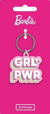 Klíčenka Barbie - GRL PWR - neuveden
