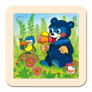 Baribal se zmrzlinou- puzzle - neuveden