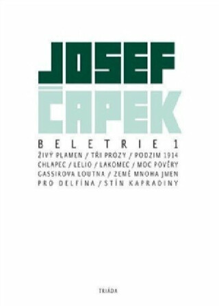 Beletrie 1 - Josef Čapek
