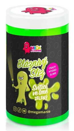 Bláznivý sliz svítící ve tmě - 