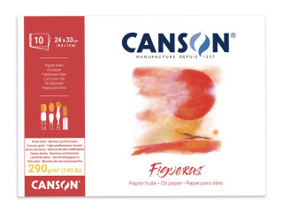 Blok pro olej a akryl Canson Figueras 24x33cm 290g - 