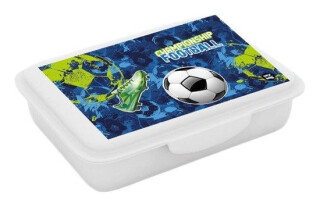 Box na svačinu s přihrádkou fotbal - 