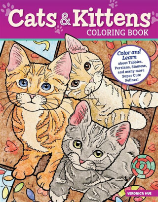 Cats and Kittens Coloring Book - Veronica Hue