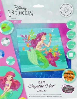 Crystal Art pohlednice Ariel - 