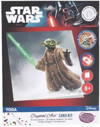 Crystal Art pohlednice Baby Yoda - 