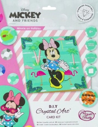 Crystal Art pohlednice Minnie - 