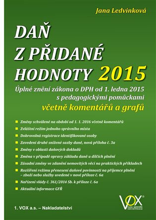 Daň z přidané hodnoty 2015 - Jana Ledvinková