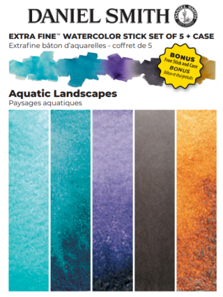 Daniel Smith Watercolor stick – sada 5ks Aquatic Landscapes - 