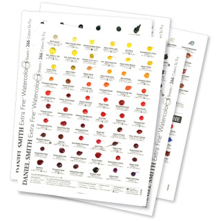 Daniel Smith Watercolour Dot Card 266 odstínů - 