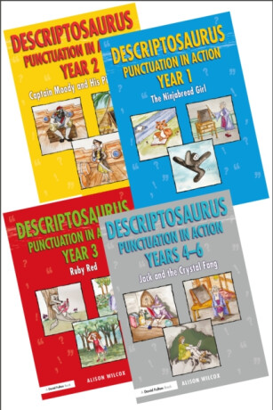 Descriptosaurus Punctuation in Action 4 Book Bundle - Adam Bushnell,Alison Wilcox