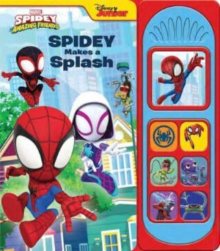 Disney Junior Marvel Spidey and His Amazing Friends: Spidey Makes a Splash Sound Book - PI Kids