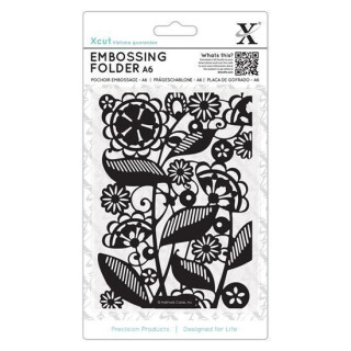 DOCRAFTS Xcut embosovací kapsa A6 - lidové květiny (poškozená) - neuveden