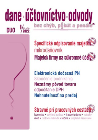 DUO 8/2022 - Ján Mintál,Miroslava Brnová,Jarmila Strählová
