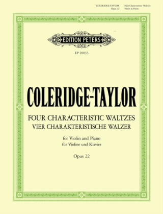 Four Characteristic Waltzes Op. 22 - 