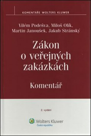 Zákon o veřejných zakázkách - Vilém Podešva