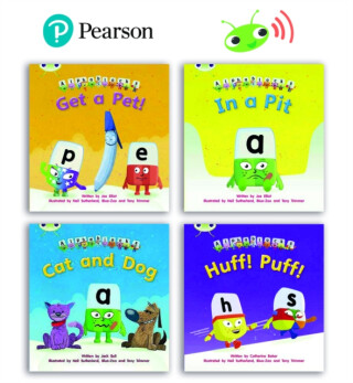 Learn to Read at Home with Bug Club Phonics Alphablocks: Phase 2 - Reception Term 1 (4 fiction books) Pack B - Catherine Baker,Joe Elliot,Jack Bell
