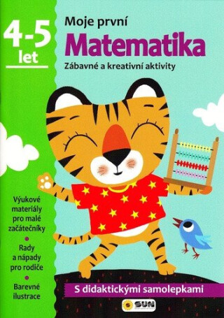 Moje první matematika 4-5 let samolepky - neuveden