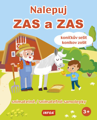 Nalepuj zas a zas - koníčkův sešit - snímatelné samolepky - neuveden