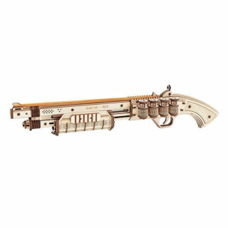 NiXiM Dřevěné 3D puzzle - Brokovnice mechanická - neuveden