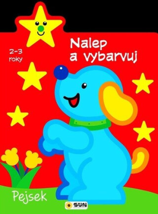 Nalep a vybarvuj - Pejsek- 2-3 roky - neuveden