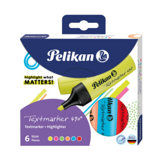 Pelikan - Zvýrazňovač 490 6 ks - 
