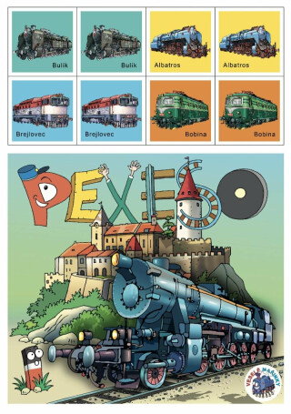 Pexeso Veselé mašinky - neuveden