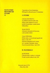 Slovanské historické studie 31 &ndash; Vzpomínka na Pavla Hradečného, Bibliografie odborných prací P. Hradečného - Radomír Vlček