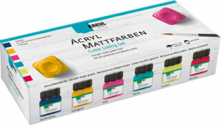 Sada akrylových barev Kreul Matt Living 6x20 ml - 