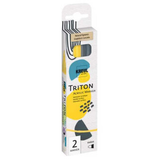 Sada akrylových markerů Triton 2ks Natural Pigments - 
