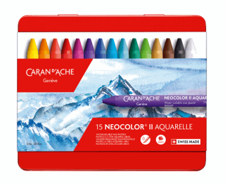 Sada akvarelových pastelů Neocolor II 15ks - 