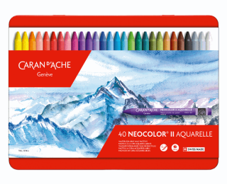 Sada akvarelových pastelů Neocolor II 40ks - 