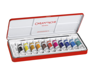 Sada kvašových barev Caran d’Ache 12x10ml - 